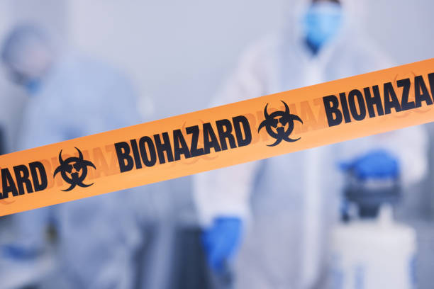 Professional Blood Cleanup technician working in Donnelsville, OH